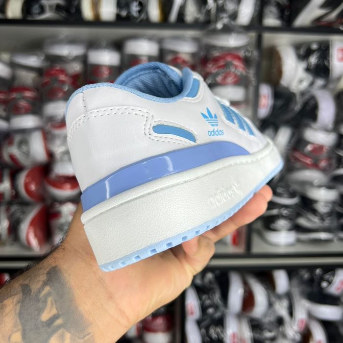 Adidas Fórum Low Bco Azu