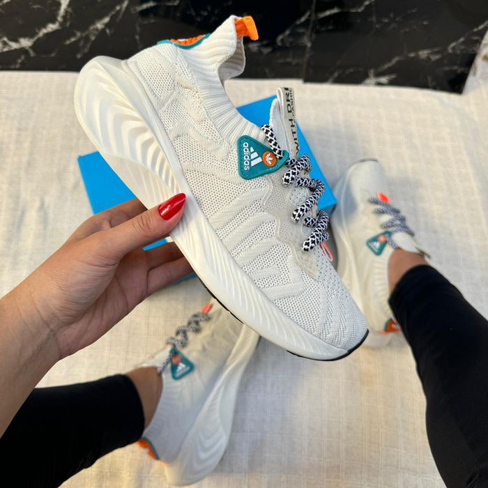 Adidas Knit Importado Off/Laranja