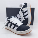 Adidas Campus Primeira Linha - Feminino/Masculino x Preto/Branco