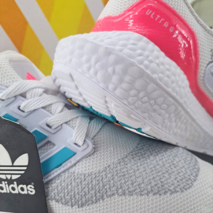 UltraBoost - (Primeira Linha) x Branco/Rosa/Azul