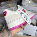 Air Force 1 Coração Rosa